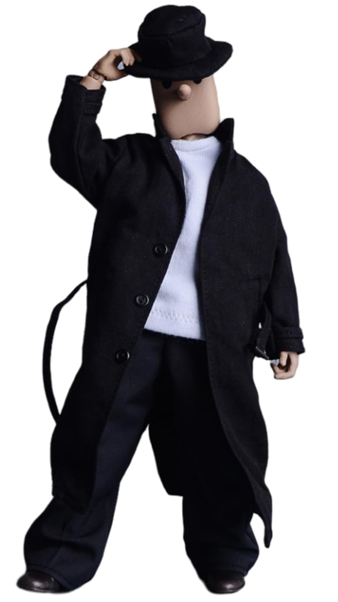 Ropa para muñeca a escala 1/12: pantalones casuales, accesorio coleccionable