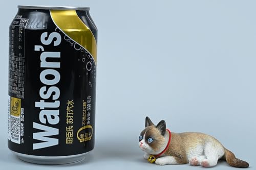 Figura de gato coleccionable JXK: Ugly Cat 2.0, pintada a mano por expertos, realista, de resina segura, miniatura a escala 1:6, JXK219