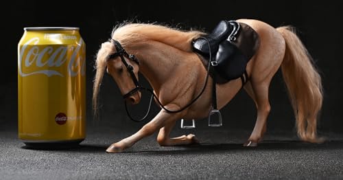 Figura de caballo coleccionable JXK: Hannover3.0, pintada a mano por expertos, realista, resina segura, miniatura a escala 1:12.
