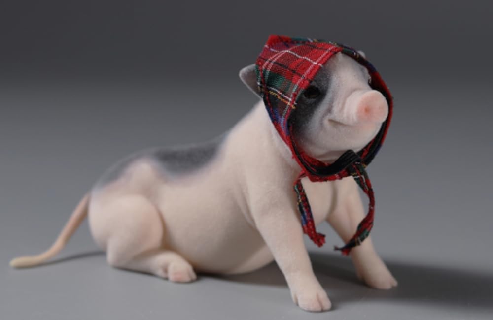 Figura de cerdo JXK: El cerdito, figura de animal en miniatura a escala 1:6