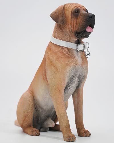 Figura de perro coleccionable JXK: Bulldog francés, pintada a mano por expertos, realista, resina segura, miniatura a escala 1:6.