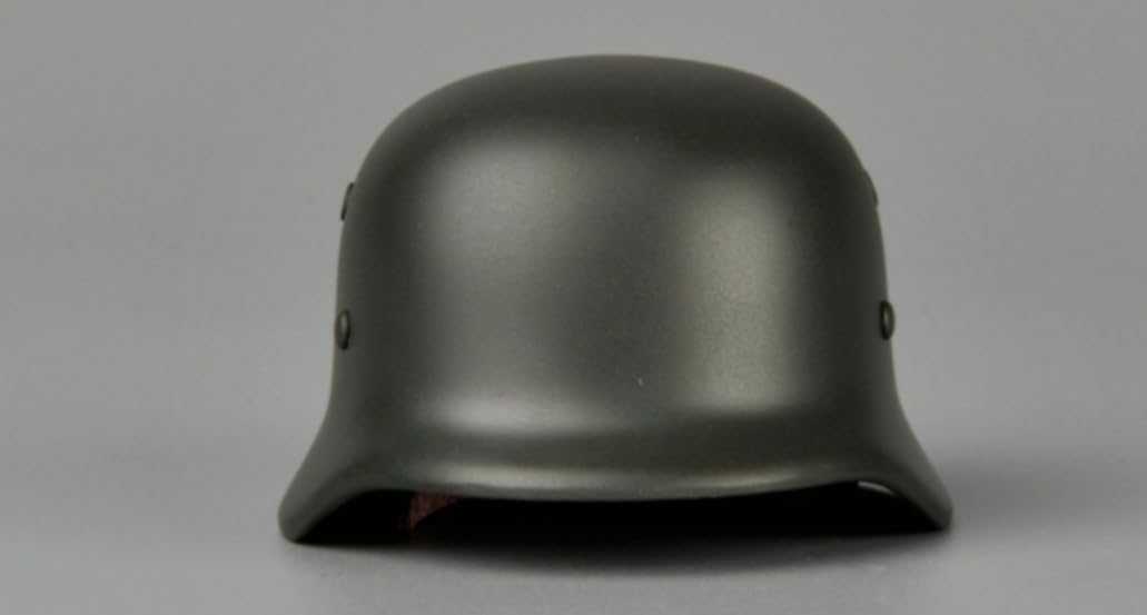 Accesorio de figura de acción a escala 1/6: Casco WH Metal M35 en miniatura coleccionable