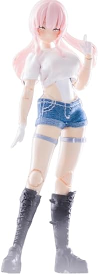 Ropa para muñeca KOTOBUKIYA a escala 1/12: Conjunto de mezclilla para figura de acción coleccionable de 6 pulgadas NZFTZ