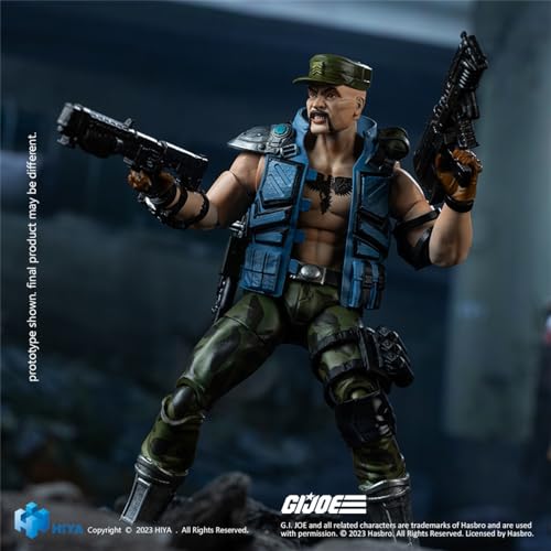 Coffret complet HIYA : Mini-série exquise, GIJoe Gung-Ho, figurine d'action miniature à l'échelle 1:18