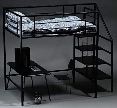 Accesorio para figura a escala 1/6: Modelo de marco de cama para dormitorio otaku, muebles para muñecas