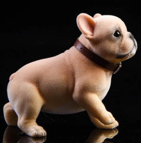 Figura de perro coleccionable JXK: Bulldog, pintada a mano por expertos, realista, resina segura, miniatura a escala 1:6.