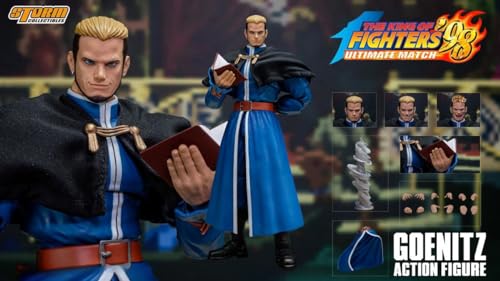 Storm Toys Collectible Figure Full Set: GOENITZ,one of The Four Heavenly Kings of Orochi, 1:12 Scale Miniature Action Figurine SKKF11