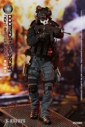 Figurine de collection KSToys : Gardien de l'Apocalypse, Fantôme de la Bataille Nocturne, figurine articulée à l'échelle 1:6 KS21001