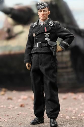 Figurine de collection DID complète : Série Palm Hero, SS-Standartenführer Joachim Peiper, style militaire, figurine miniature masculine à l'échelle 1:12 XD80022