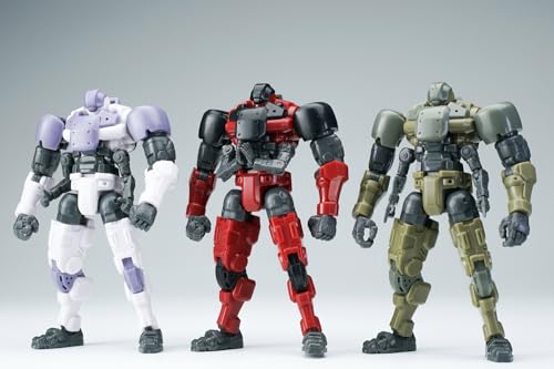 Kits de modelos de plástico de Warriors Workshop: Figuras de acción coleccionables a escala 1:30 del soldado humanoide de asistencia "G" de Loyalty