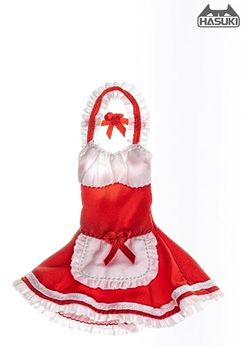 Ropa de la figura de acción coleccionable de Hasuki: Traje de sirvienta negra para figura flexible a escala 1:12 CS010A