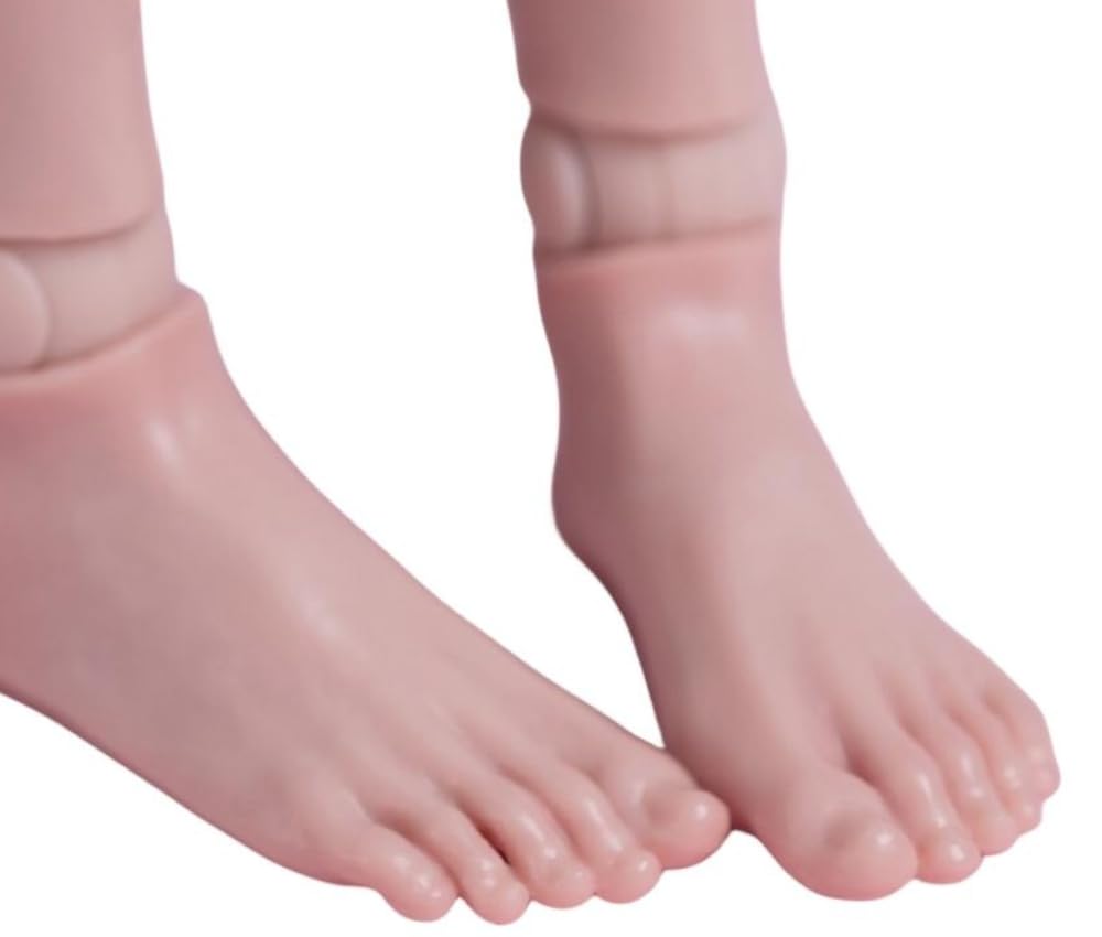 Figura de acción femenina sin costuras WorldBox a escala 1:6 - Cuerpo delgado, piel clara