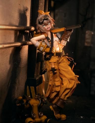 Hasuki Full Set : Pocket Art Series Mechanic Fiona, style anime, design à yeux mobiles, figurine d'action