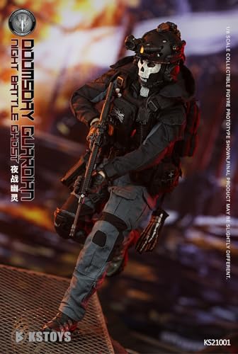 Figurine de collection KSToys : Gardien de l'Apocalypse, Fantôme de la Bataille Nocturne, figurine articulée à l'échelle 1:6 KS21001