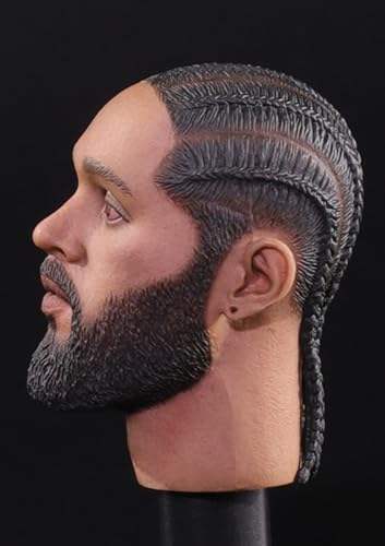 Figura coleccionable Heads King a escala 1:6: Escultura de cabeza para figura de acción en miniatura de 12 pulgadas HK004