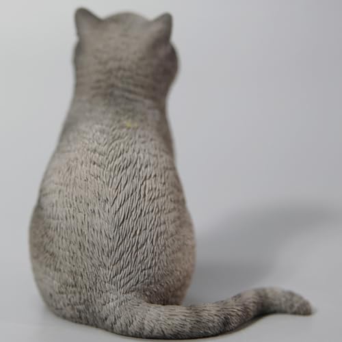 Figura de gato coleccionable JXK: Princesa gata, pintada a mano por expertos, realista, resina segura, miniatura a escala 1:6