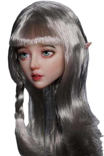 Escultura de cabeza femenina a escala 1:6, escultura de cabeza de Amy para figuras de acción de 12 pulgadas