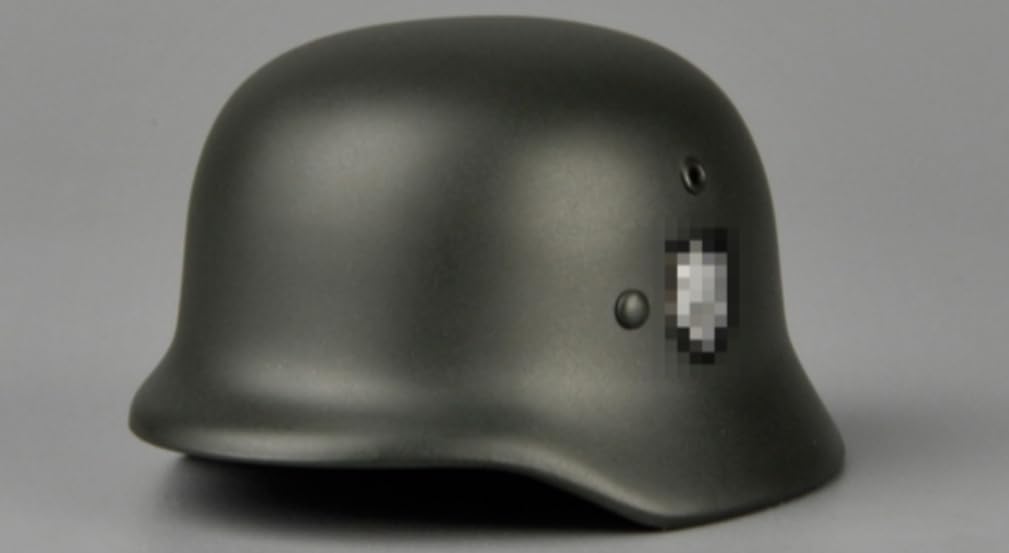Accesorio de figura de acción a escala 1/6: Casco WH Metal M35 en miniatura coleccionable