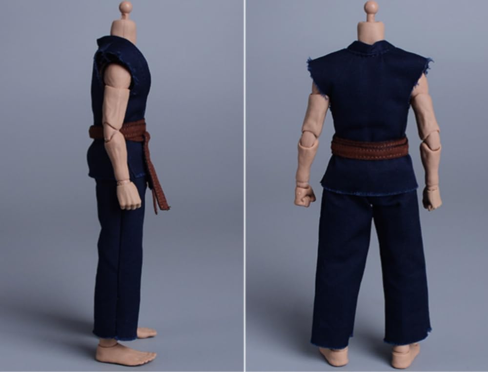 Figura de acción coleccionable de 6 pulgadas ATStory a escala 1/12. Ropa para muñeca: traje de combate y cinturón.