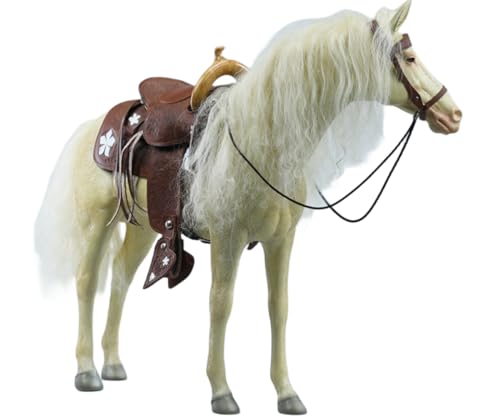 Figura de caballo coleccionable JXK: Caballos Akhal-Teke negros, pintados a mano por expertos, resina realista y segura, miniatura a escala 1:6.