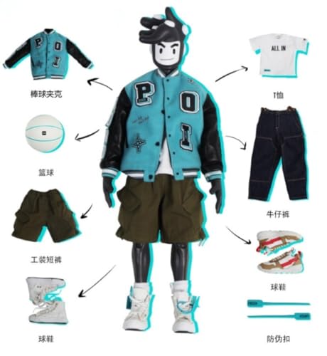 Figura coleccionable TrickyMan12 Conjunto completo: NONO, figura de acción en miniatura a escala 1:6 NONO