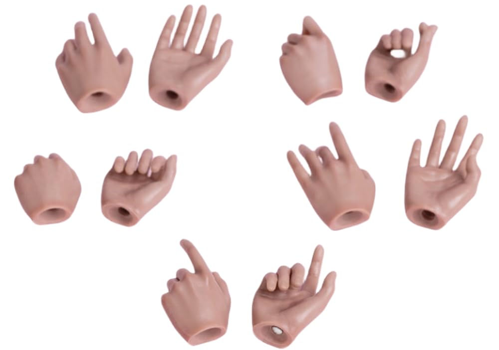 Figura de acción femenina WorldBox a escala 1:6 - Cuerpo regordete, piel clara