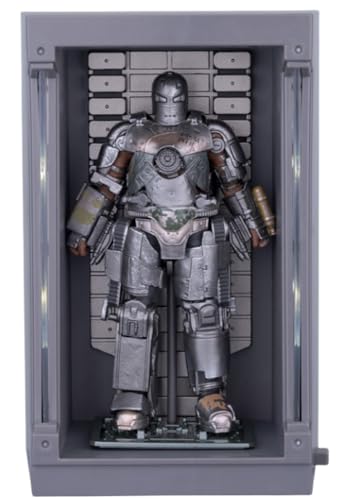 Conjunto completo de figuras coleccionables de ZD: Iron Man Mark Garage, figura de acción en miniatura a escala 1:20