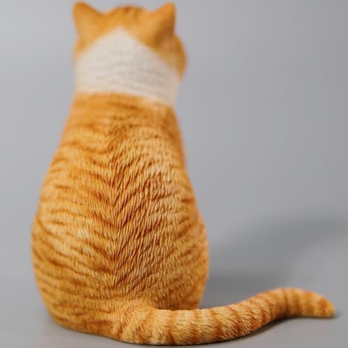 Figura de gato coleccionable JXK: Princesa gata, pintada a mano por expertos, realista, resina segura, miniatura a escala 1:6