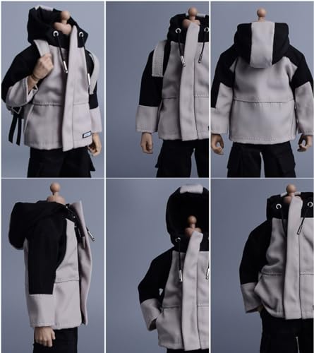 Ropa para muñecas a escala 1/12: Chaqueta de montañismo, accesorio coleccionable