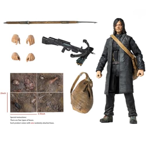Hiya Full Set: Daryl Dixon, figura de acción masculina en miniatura a escala 1:18
