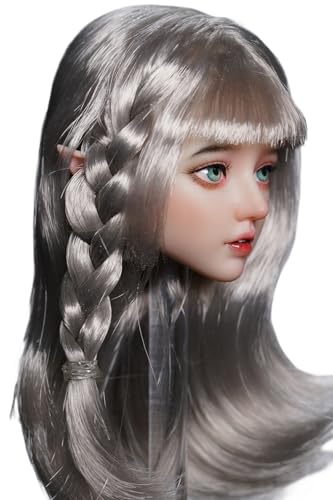 Escultura de cabeza femenina a escala 1:6, escultura de cabeza de Amy para figuras de acción de 12 pulgadas