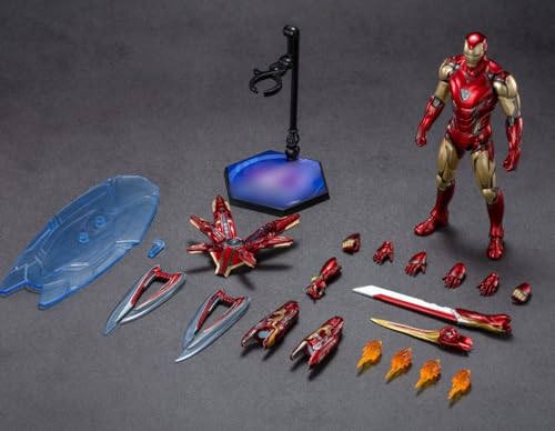 Conjunto completo de figuras coleccionables de ZD: Iron Man Mark 85 2.0, figura de acción en miniatura a escala 1:10
