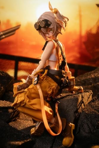 Hasuki Full Set : Pocket Art Series Mechanic Fiona, style anime, design à yeux mobiles, figurine d'action