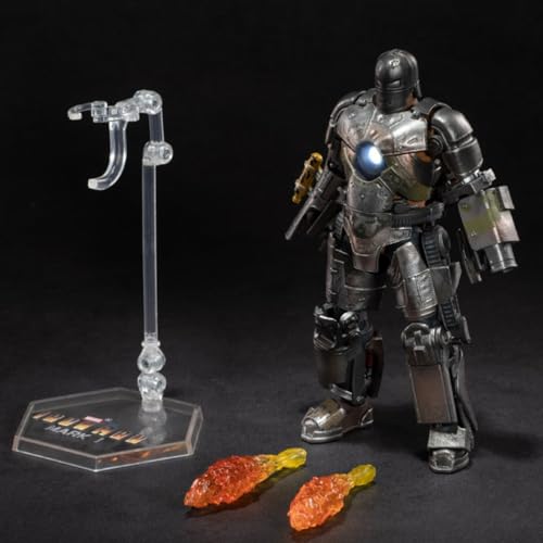 Conjunto completo de figuras coleccionables de ZD: Iron Man Mark, figura de acción en miniatura a escala 1:10