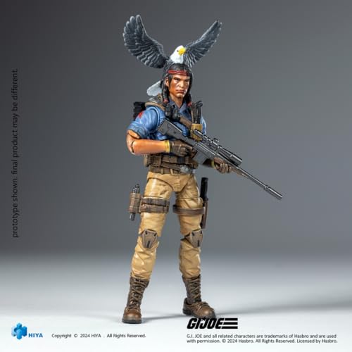 Coffret complet HIYA : GIJoe Exquisite Mini Series Spirit Iron-Knife, figurine miniature à l'échelle 1:18