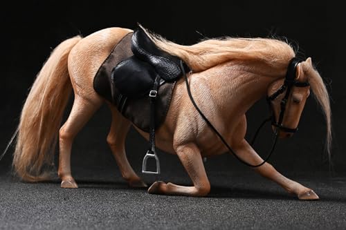 Figura de caballo coleccionable JXK: Hannover3.0, pintada a mano por expertos, realista, resina segura, miniatura a escala 1:12.