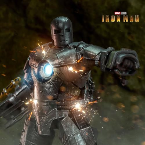 Conjunto completo de figuras coleccionables de ZD: Iron Man Mark, figura de acción en miniatura a escala 1:10