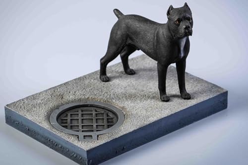 Figura de perro coleccionable JXK: Cane Corso, pintada a mano por expertos, realista, resina segura, miniatura a escala 1:12.