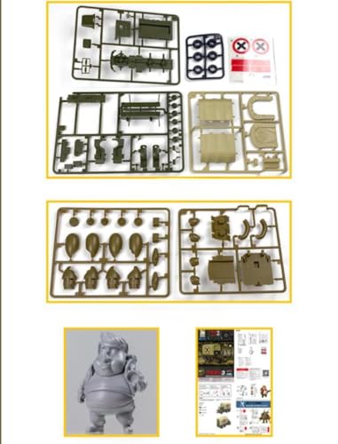 Kits de modelos de plástico: Metal Slug: vehículo de combate espacial ASV, figuras de acción coleccionables de estilo mecha anime