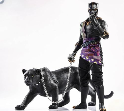 Figura de gato coleccionable JXK: Leopardo, pintada a mano por expertos, realista, resina segura, miniatura a escala 1:6