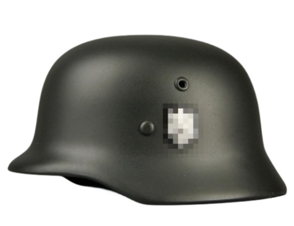 Accesorio de figura de acción a escala 1/6: Casco WH Metal M35 en miniatura coleccionable