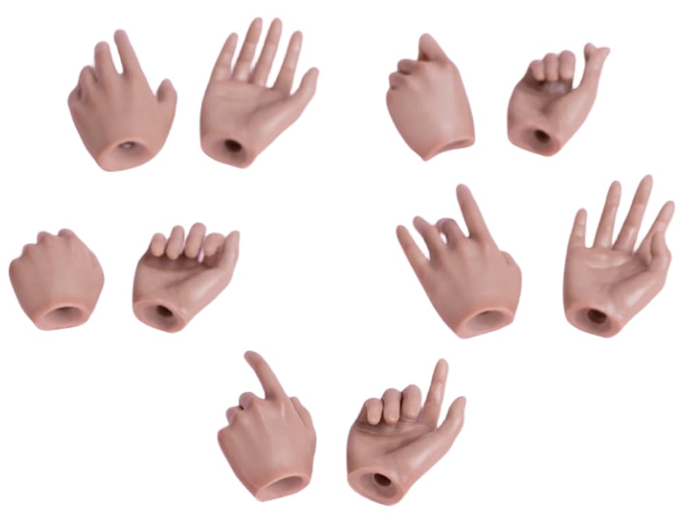 Figura de acción femenina sin costuras WorldBox a escala 1:6 - Cuerpo delgado, piel clara