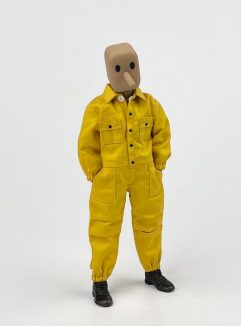 Figura a escala 1/12, ropa para muñeca: conjunto de carga de una pieza, accesorio coleccionable