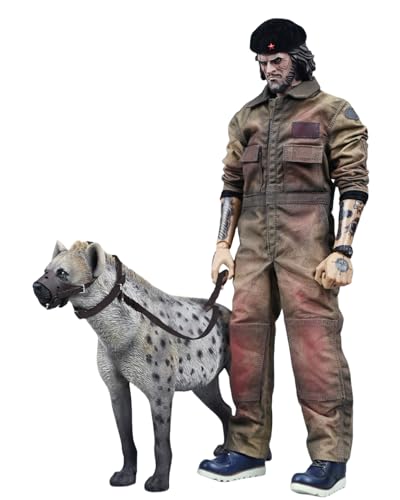 Figura de gato coleccionable JXK: Hiena, pintada a mano por expertos, realista, resina segura, miniatura a escala 1:6