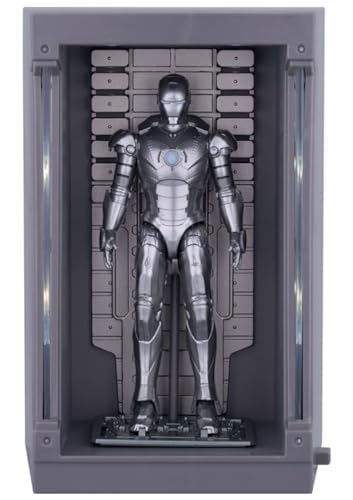 Conjunto completo de figuras coleccionables de ZD: Iron Man Mark Garage, figura de acción en miniatura a escala 1:20