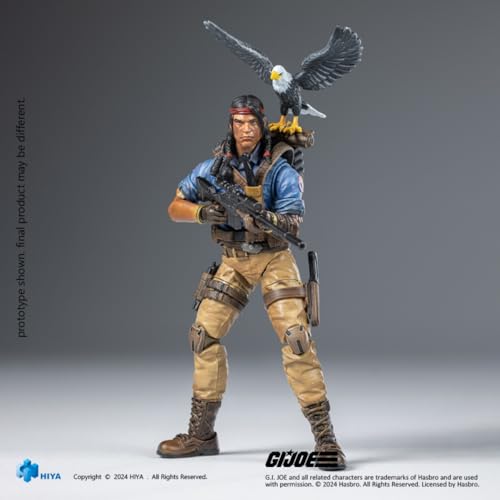 Coffret complet HIYA : GIJoe Exquisite Mini Series Spirit Iron-Knife, figurine miniature à l'échelle 1:18