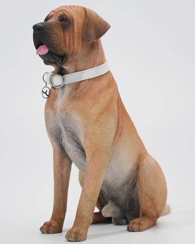 Figura de perro coleccionable JXK: Bulldog francés, pintada a mano por expertos, realista, resina segura, miniatura a escala 1:6.