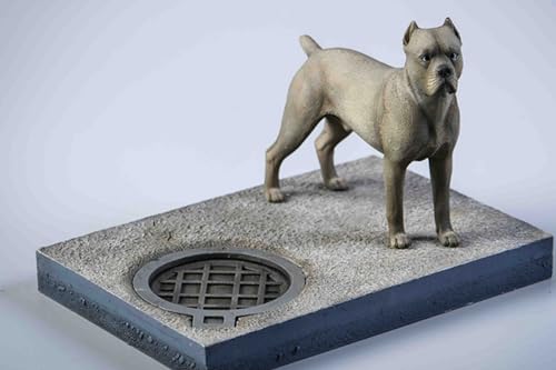 Figura de perro coleccionable JXK: Cane Corso, pintada a mano por expertos, realista, resina segura, miniatura a escala 1:12.