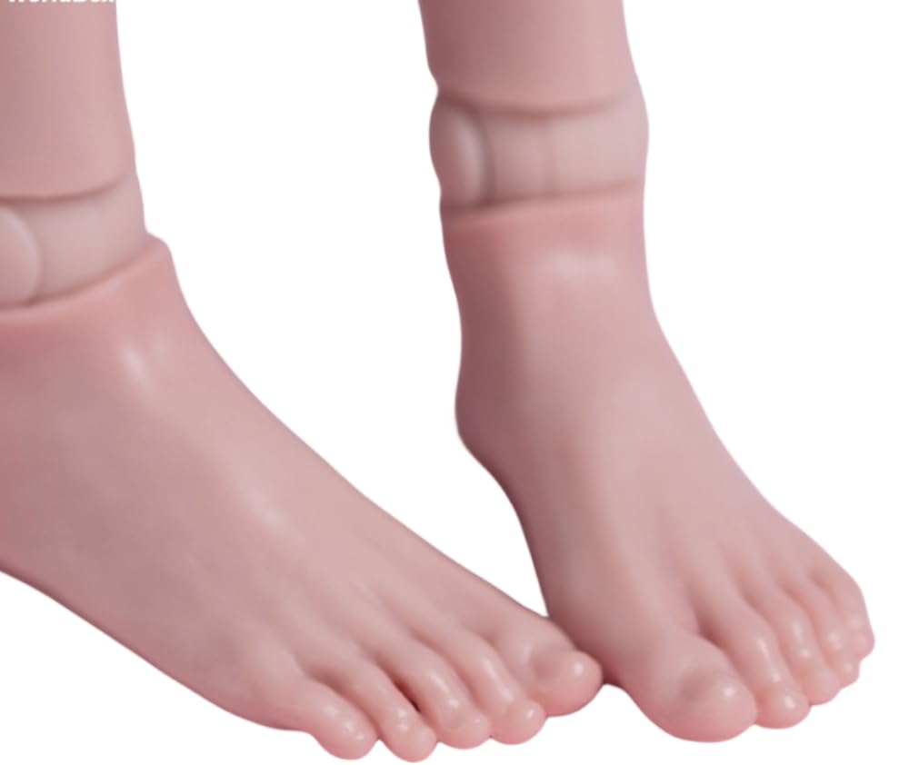 Figura de acción femenina WorldBox a escala 1:6 - Cuerpo regordete, piel clara