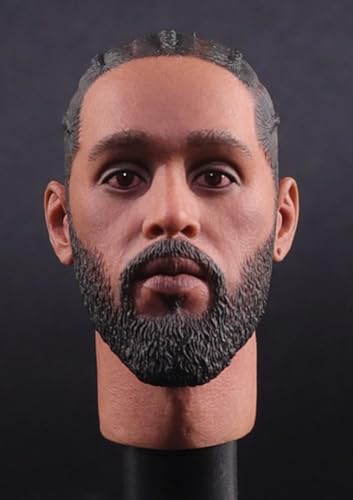 Figura coleccionable Heads King a escala 1:6: Escultura de cabeza para figura de acción en miniatura de 12 pulgadas HK004